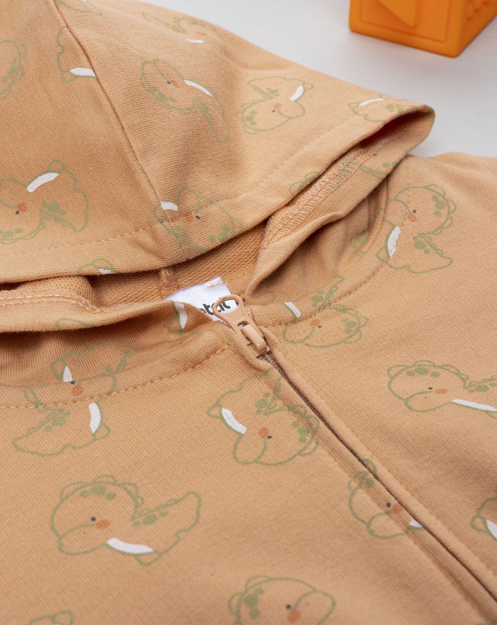 Felpa bimbo arancione allover