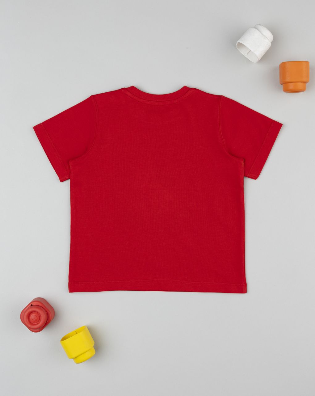 T-shirt bimbo rossa mickey mouse