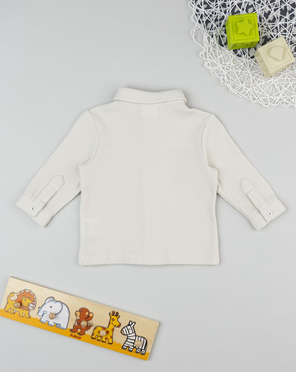Camicia bimbo beige leone