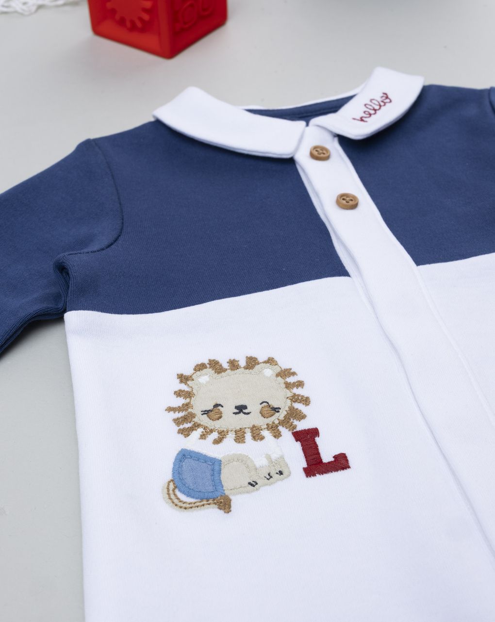 Tutina neonato bicolor leoncini