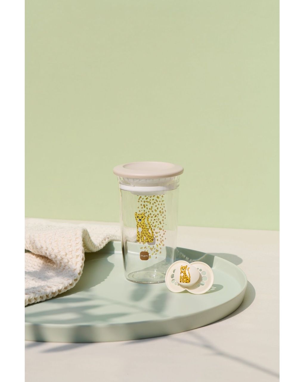 Tazza bambini easy to drink cup 360° (290 ml), 8m+ con valvola antigoccia, neutro - mam