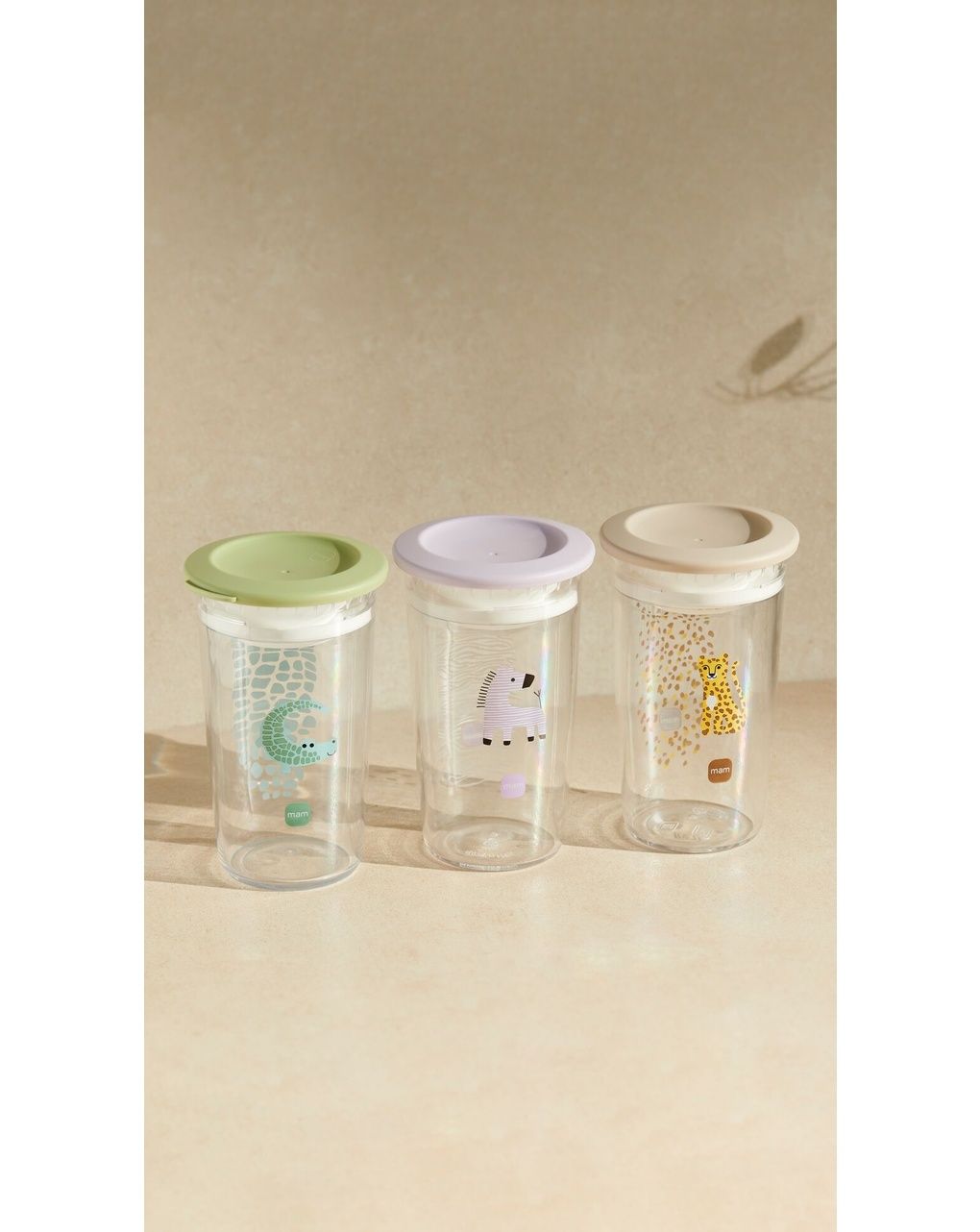 Tazza bambini easy to drink cup 360° (290 ml), 8m+ con valvola antigoccia, neutro - mam