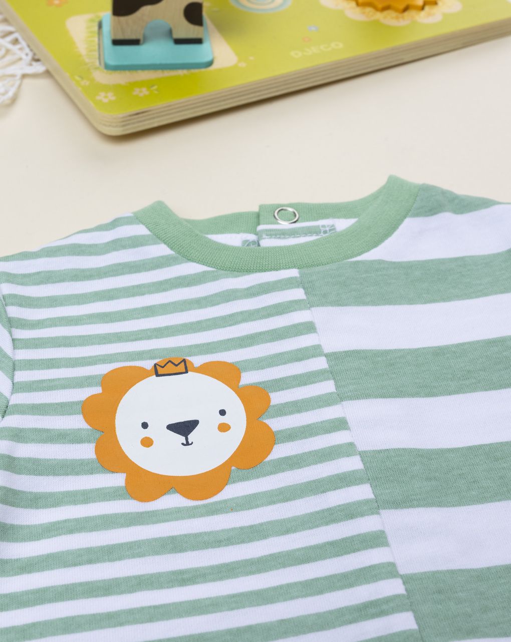 Pagliaccetto bimbo verde leone