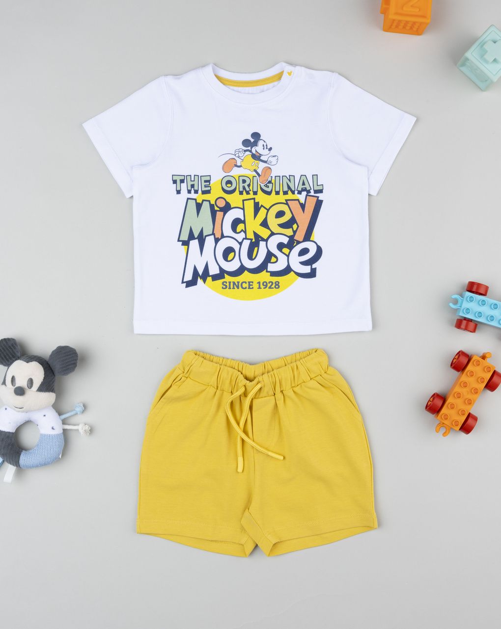 Completo bimbo mickey mouse giallo
