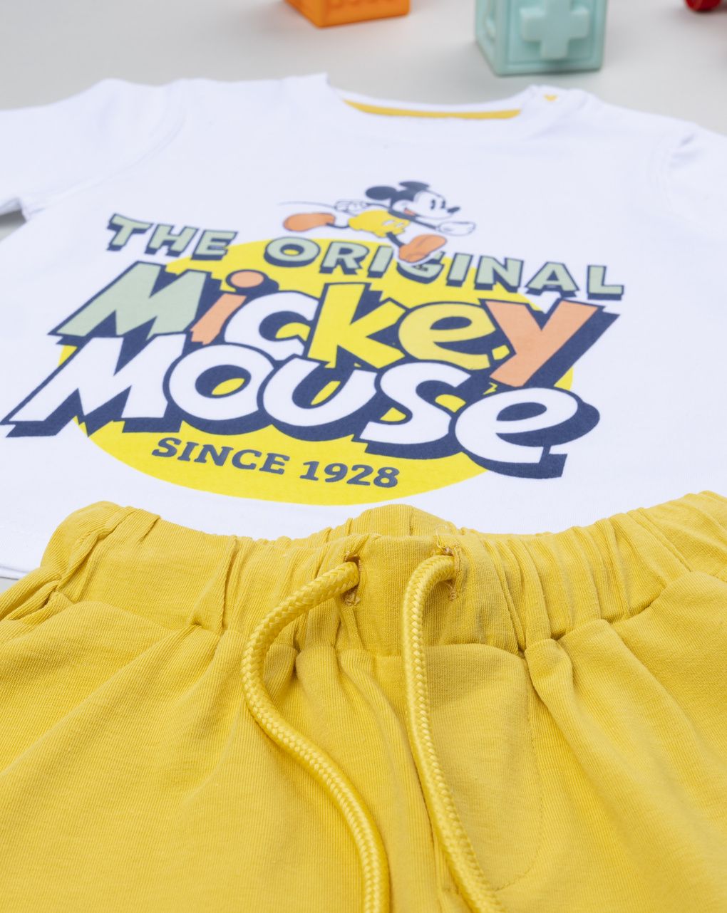 Completo bimbo mickey mouse giallo