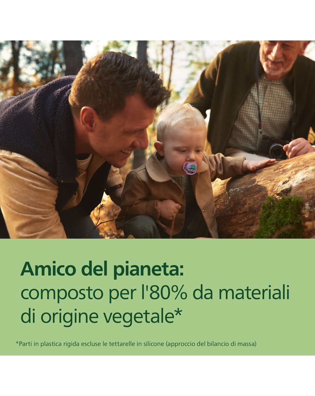 Succhietti ultra air 18m+ camaleonte e scimmia, a base vegetale - set da 2 ciucci - philips avent