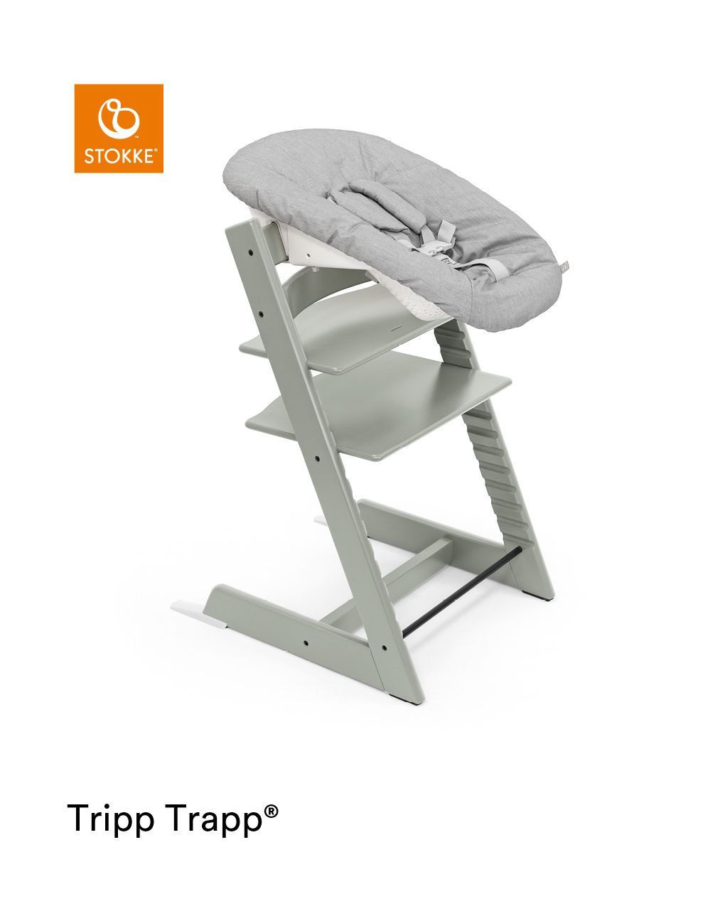Sedia tripp trapp® sedia glacier green personalizzabile - stokke®
