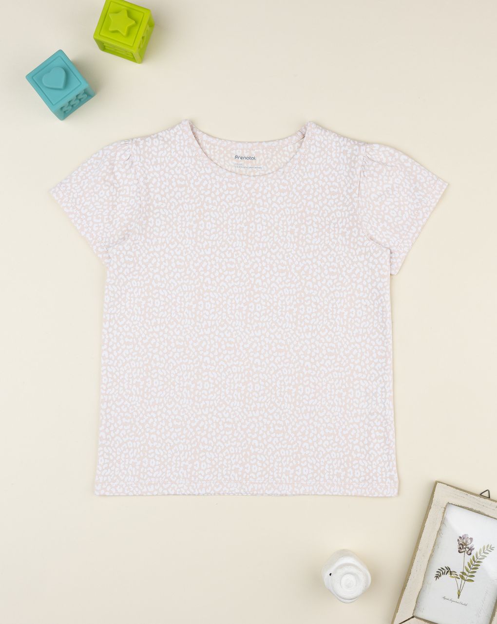 T-shirt mezza manica bimba rosa chiaro