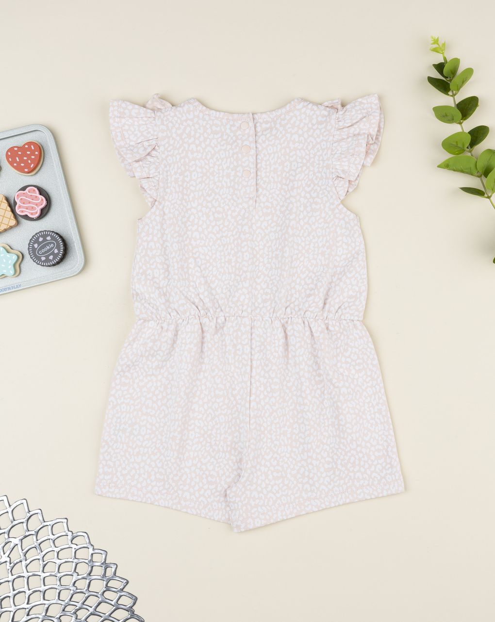 Tutina bimba rosa con rouches