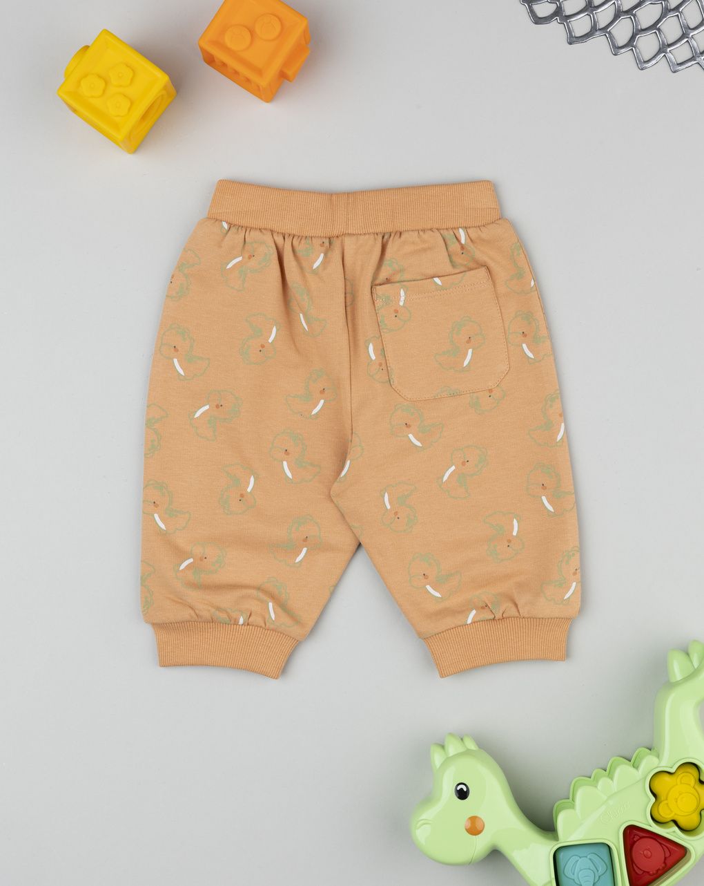 Pantalone bimbo arancione allover