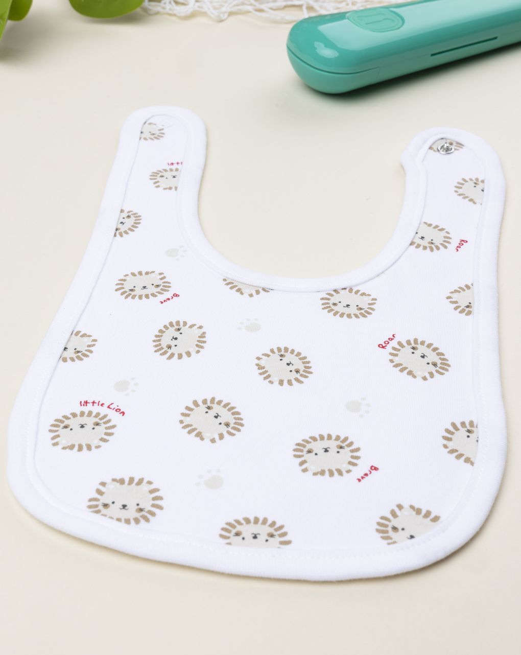 Bavaglino bimbo leone