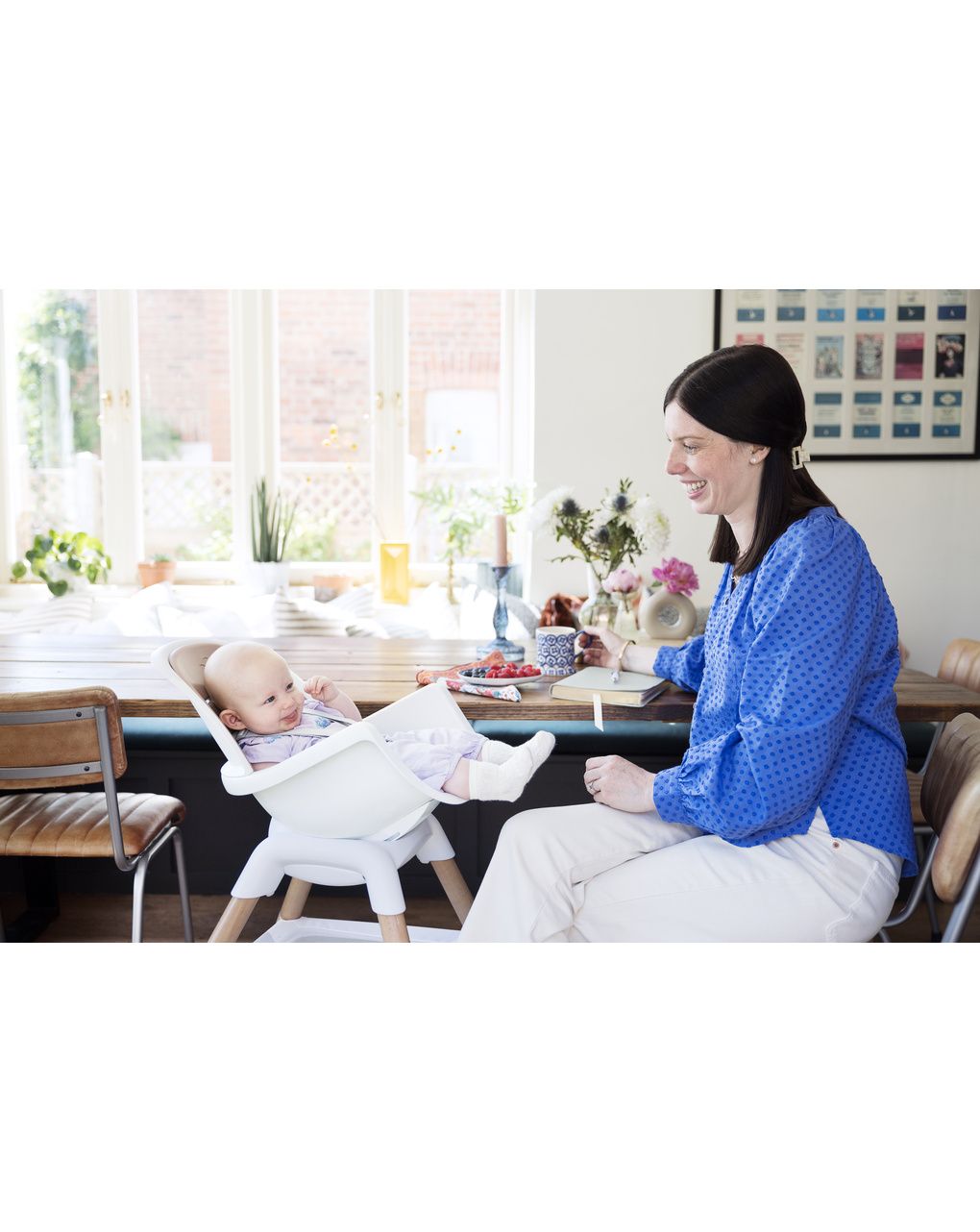 Seggiolone pappa chestnut™ multi-modalità, colore shadow - joie