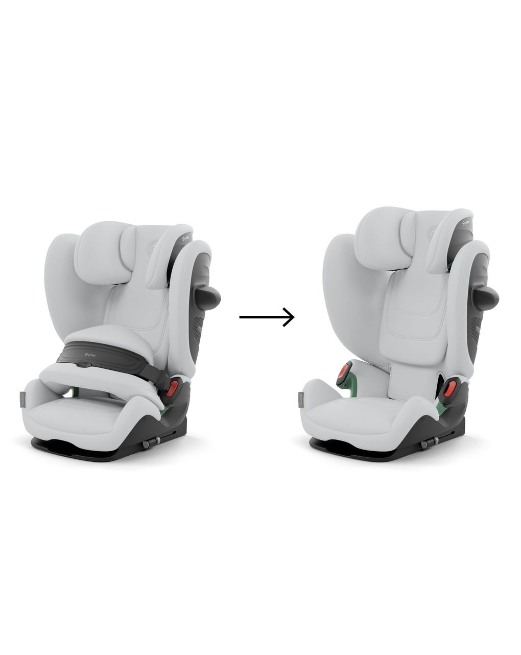 Pallas g3 fog grey-light grey 76-150cm - cybex