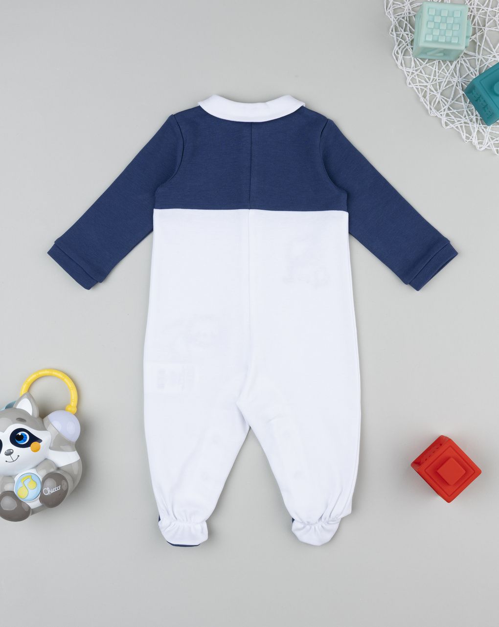 Tutina neonato bicolor leoncini