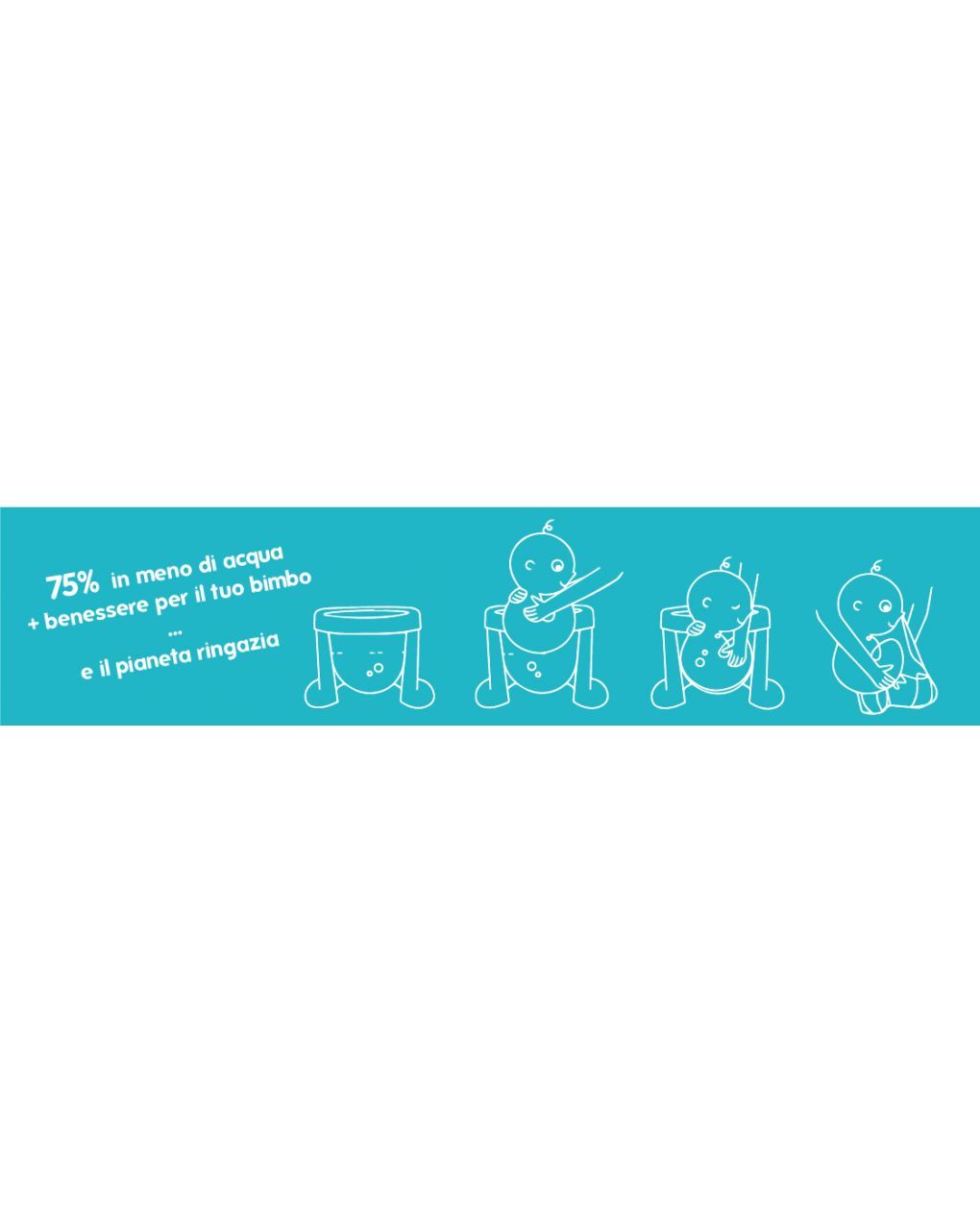 Vaschetta pieghevole salvaspazio azzurra - softtub - tub of the word