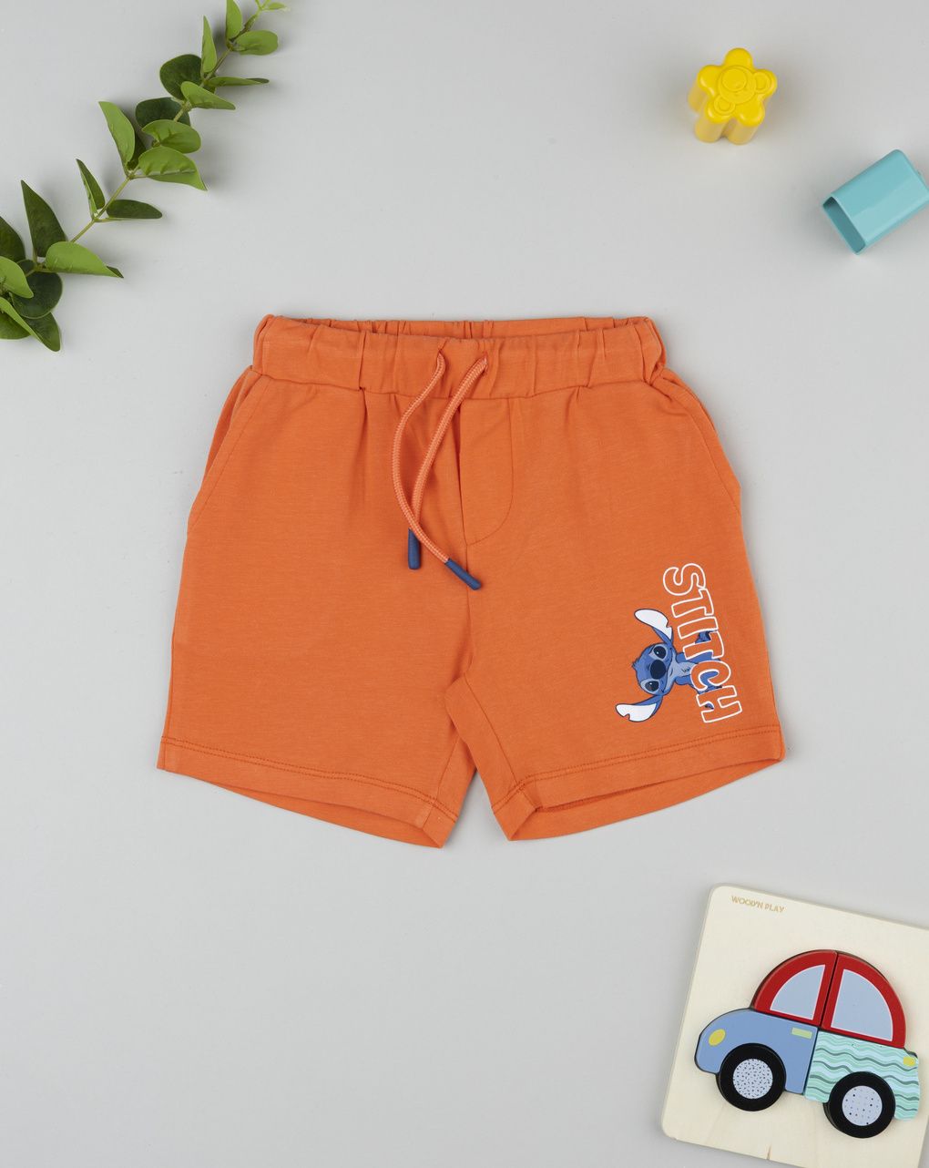 Bermuda bimbo arancione stitch