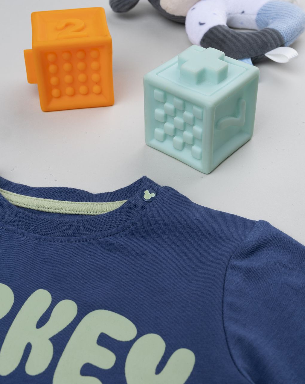 Completo bimbo mickey mouse verde/blu