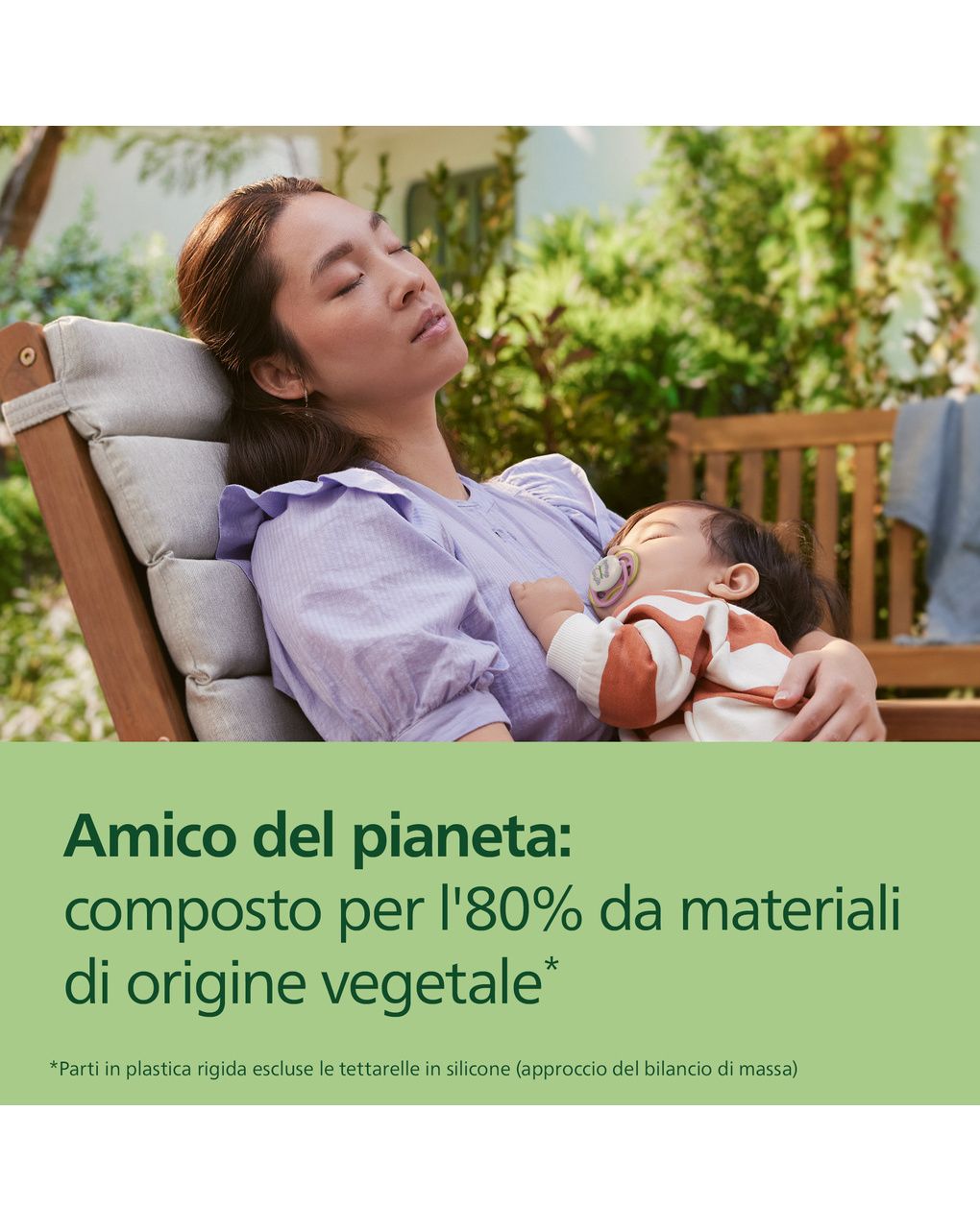 Succhietti ultra air night 6-18m uccellino e farfalla, a base vegetale - set da 2 ciucci - philips avent