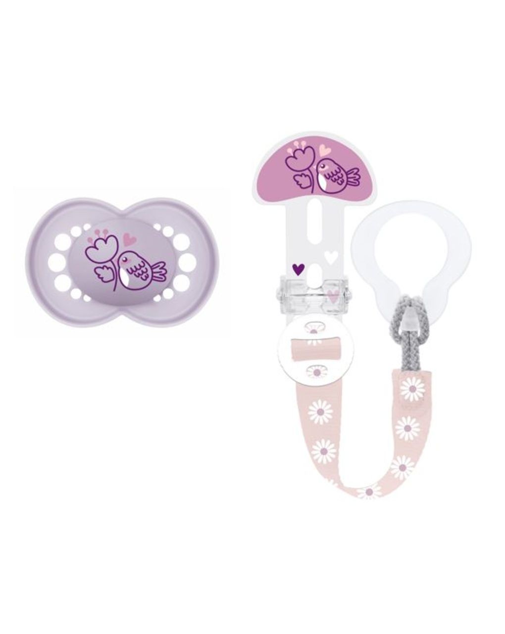 Combi pack succhietto original 6+ mesi + clip it! colori assortiti - mam