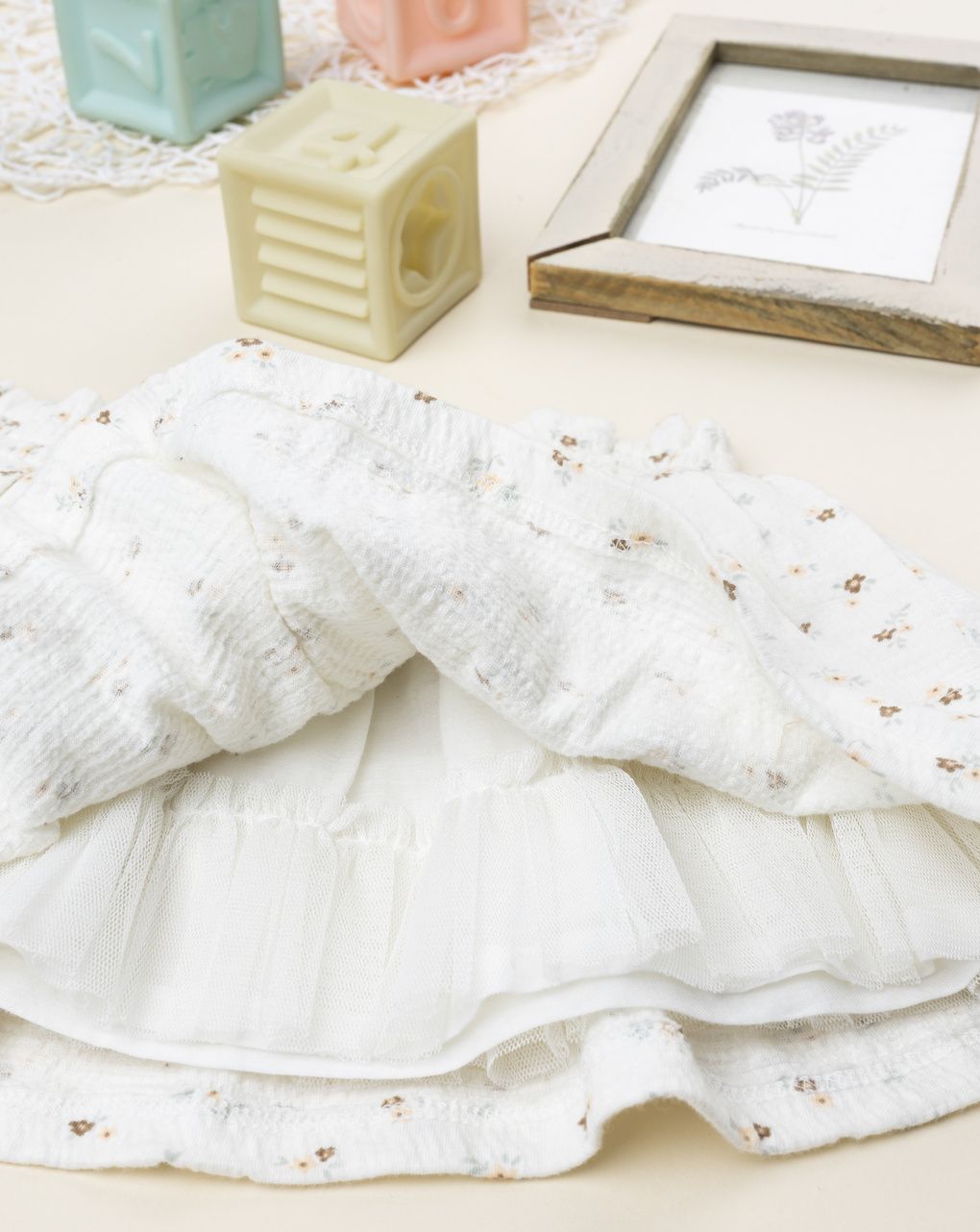 Gonna bimba fiorellini allover