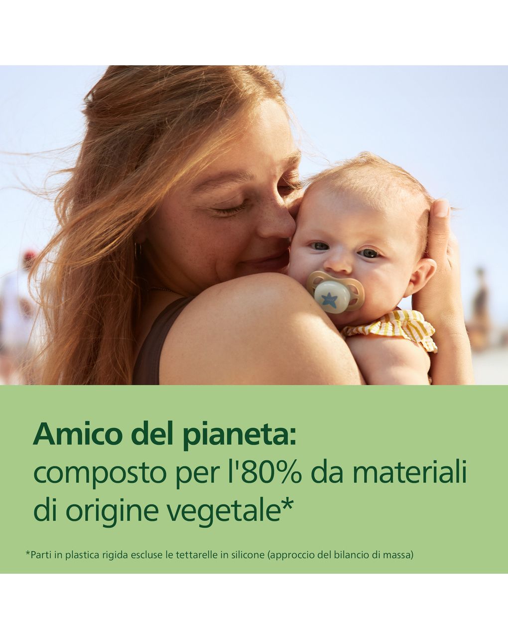 Succhietti ultra start 0-2m night pastello viola e arancione luna e stella, a base vegetale - set da 2 ciucci - philips avent