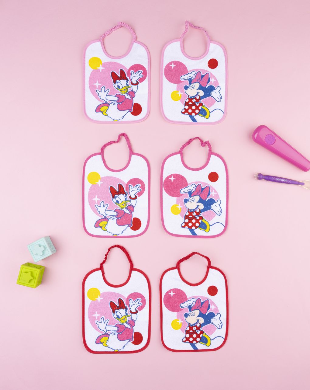 Pack 6 bavaglini grandi disney minnie