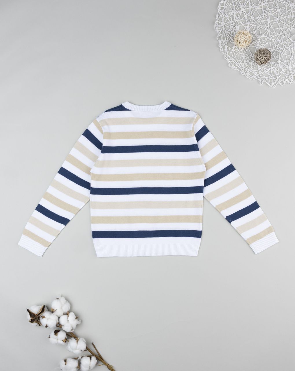 Maglia bambino rigata tricolor