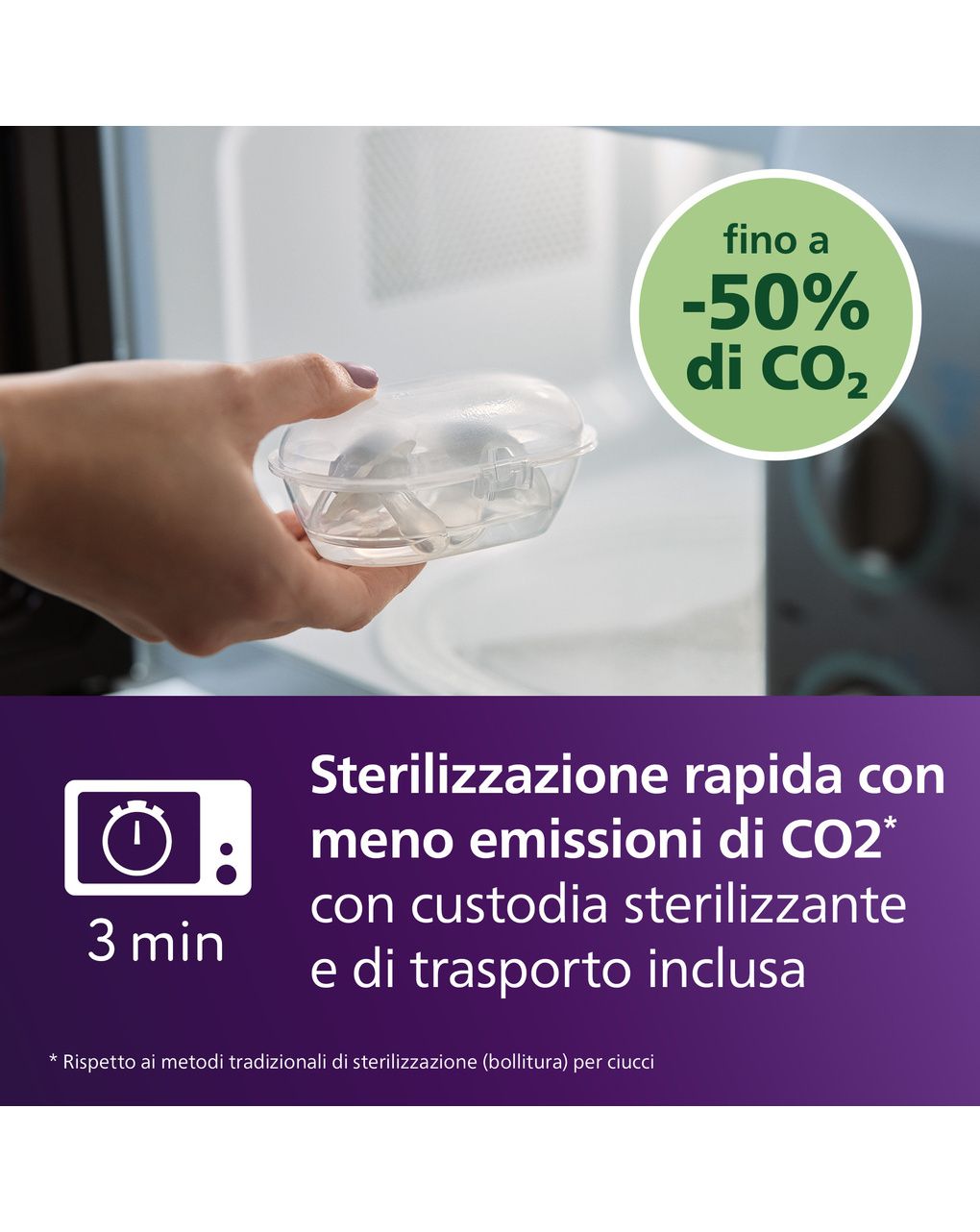 Succhietti ultra air 0-6m  pastello giallo e arancione con foglie, a base vegetale - set da 2 ciucci - philips avent