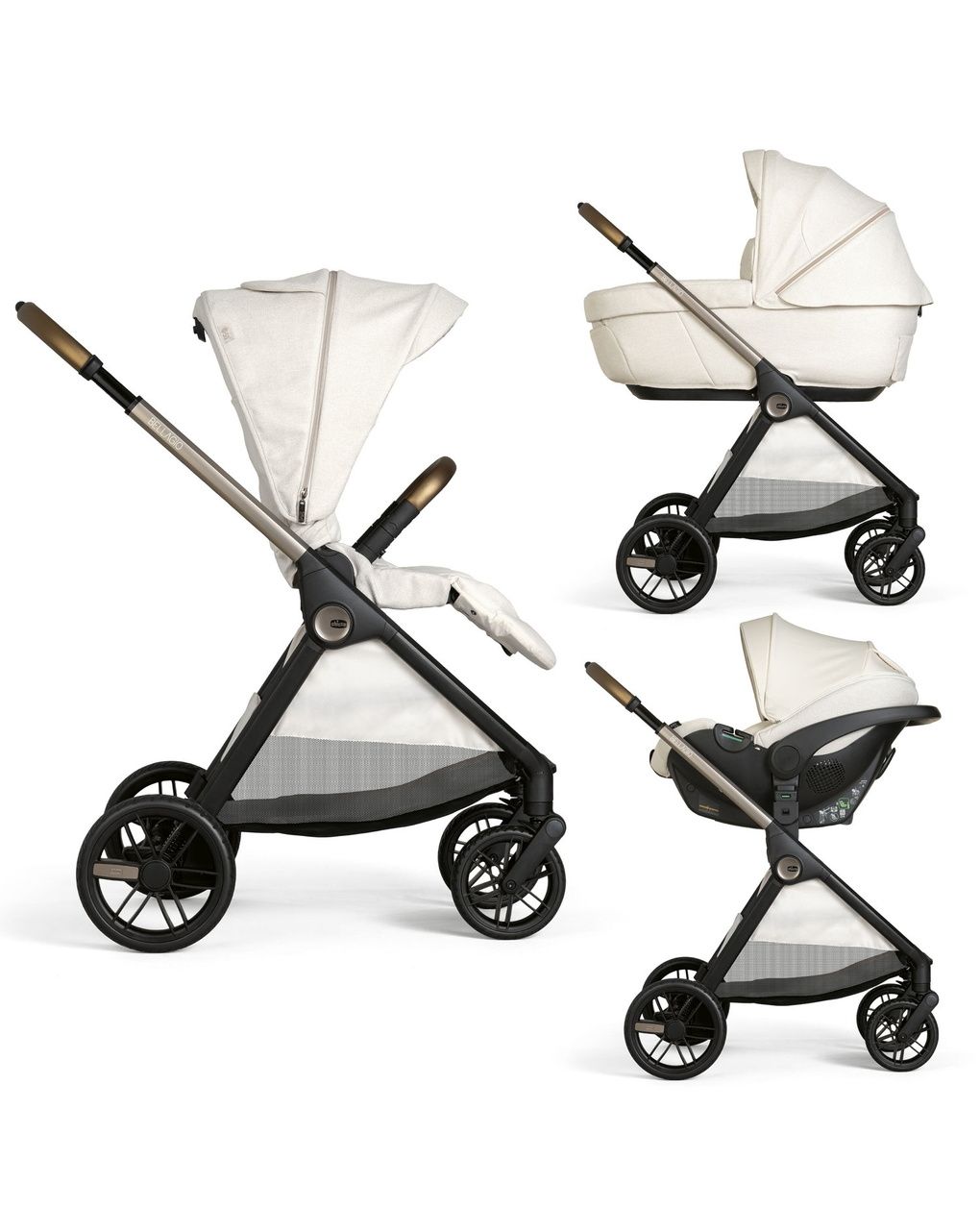 Trio bellagio grand confort con kory plus amber glow - chicco