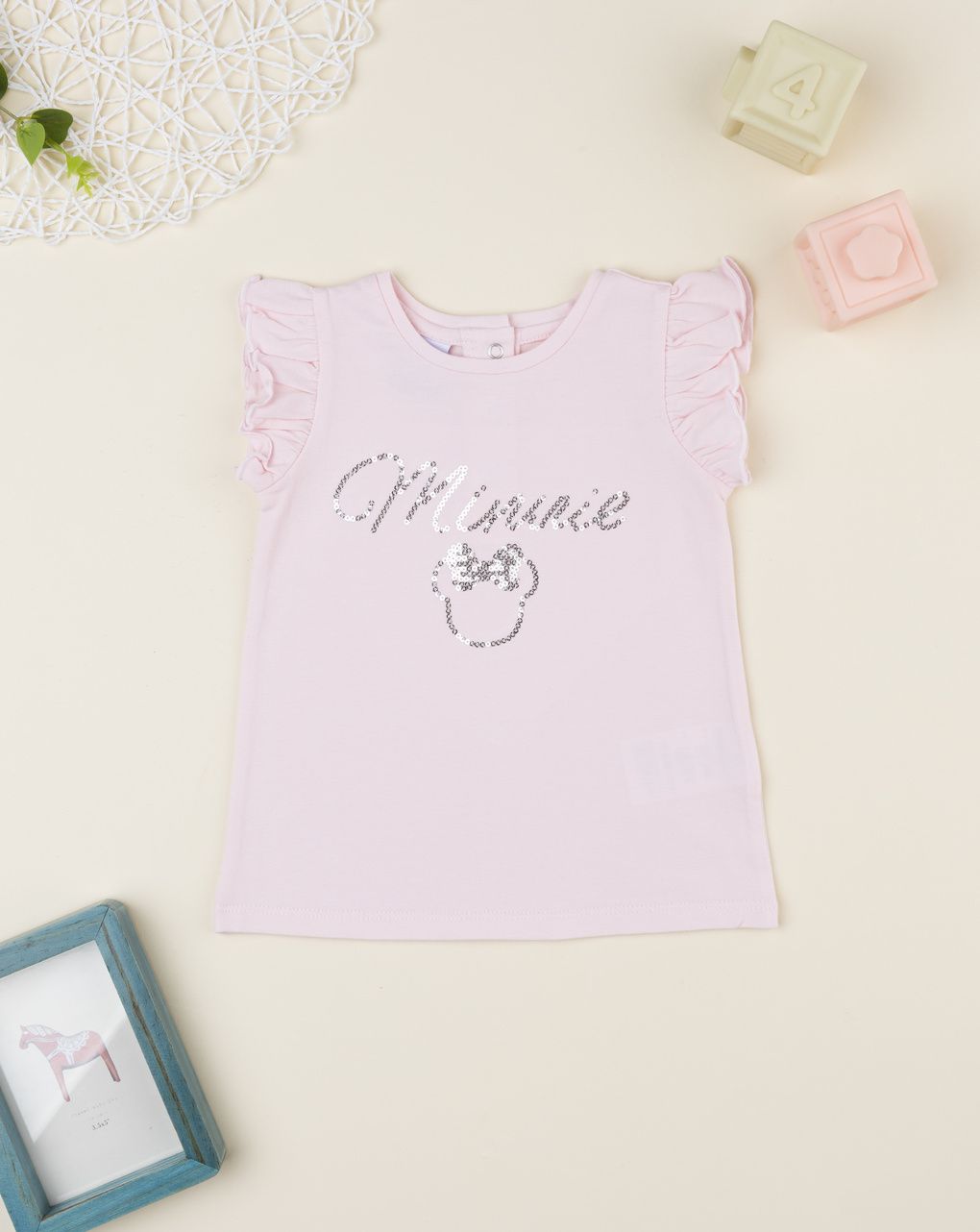 T-shirt bimba rosa minnie