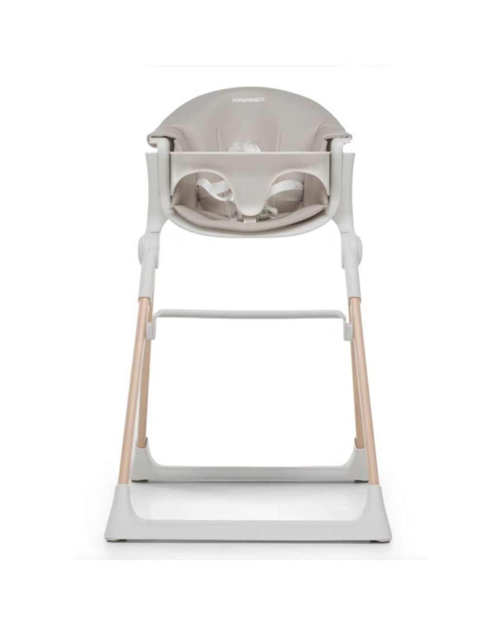 Seggiolone pappa con sdraietta 2 in 1 kidsmenu sand - foppapedretti