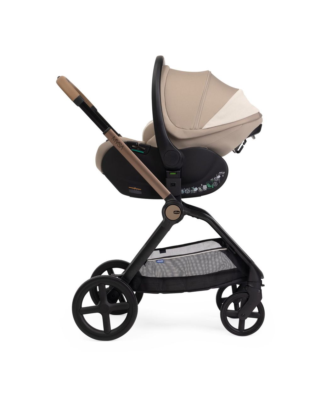 Trio mysa amber glow grand confort con first seat recline - chicco