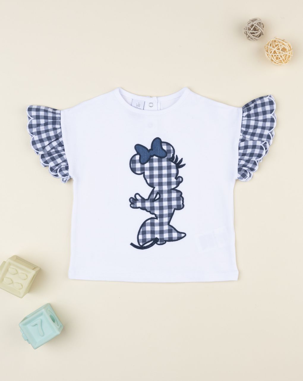 T-shirt bimba bianca minnie