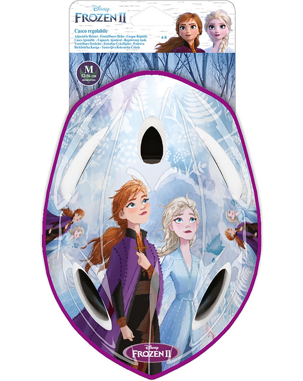 Caschetto bici easy frozen 2 (52-56cm) - disney