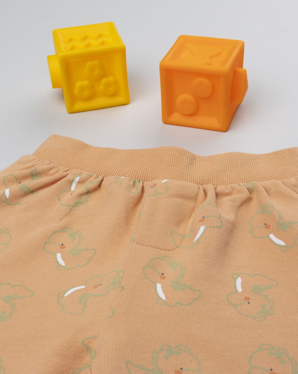 Pantalone bimbo arancione allover