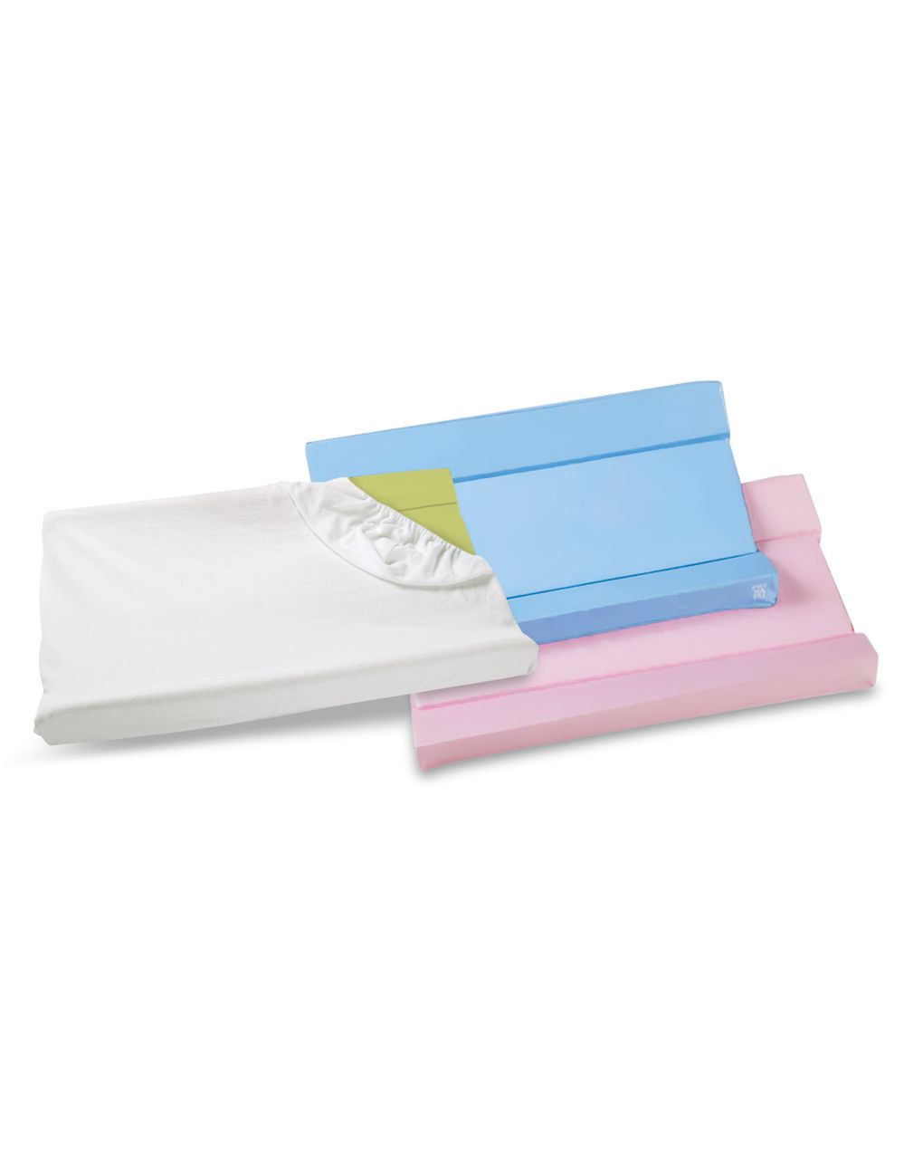 Coprimaterassino fasciatoio in spugna azzurro - giordani