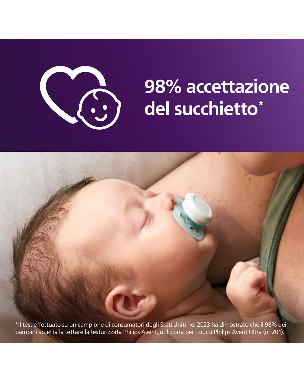 Succhietti ultra start 0-2m day pastello verde e blu , a base vegetale - set da 2 ciucci - philips avent