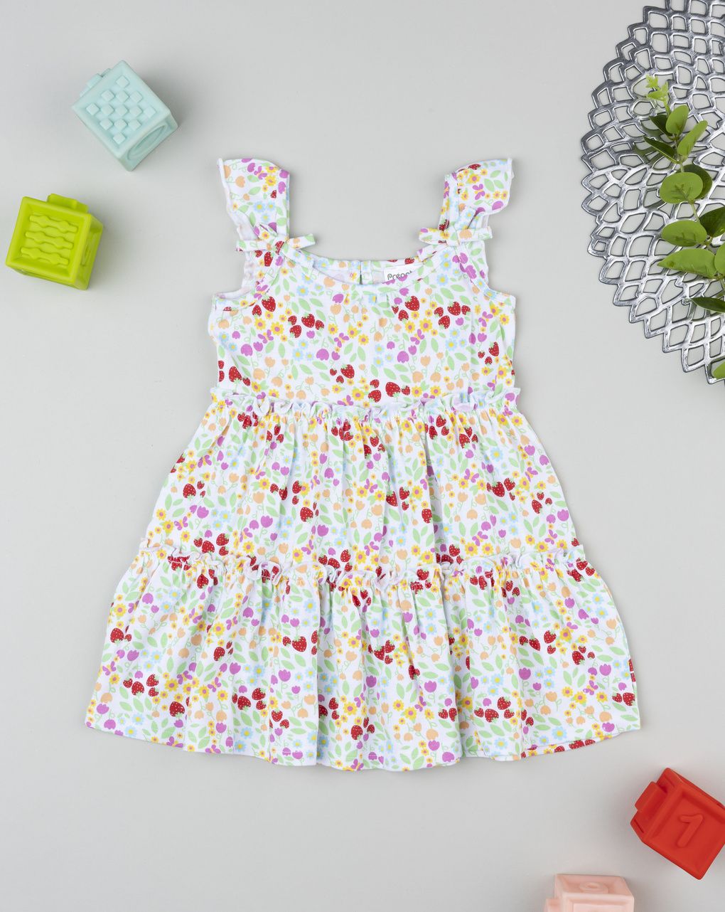 Abito estivo bimba multicolor