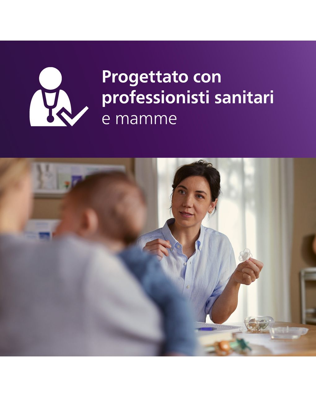 Succhietti ultra soft 18m+ pastello verde e marrone con decorazioni, a base vegetale - set da 2 ciucci - philips avent