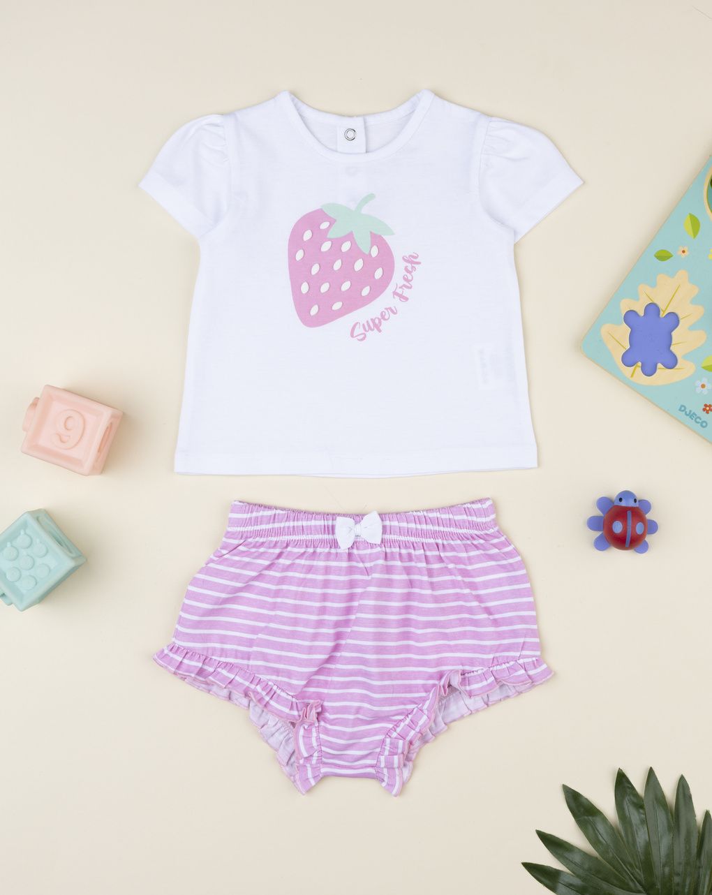 Completo estivo bimba fragola