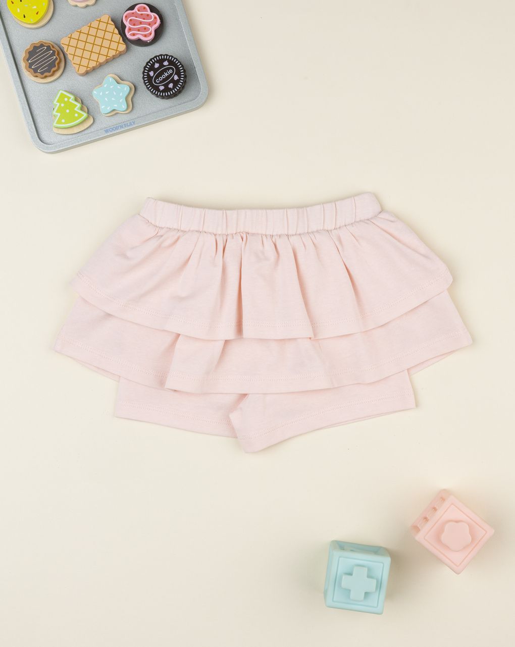 Gonna pantalone rosa strass palma