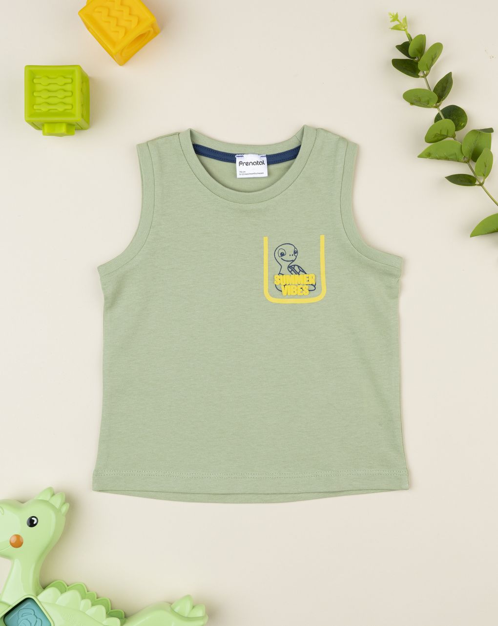 Canotta bimbo verde summer vibes