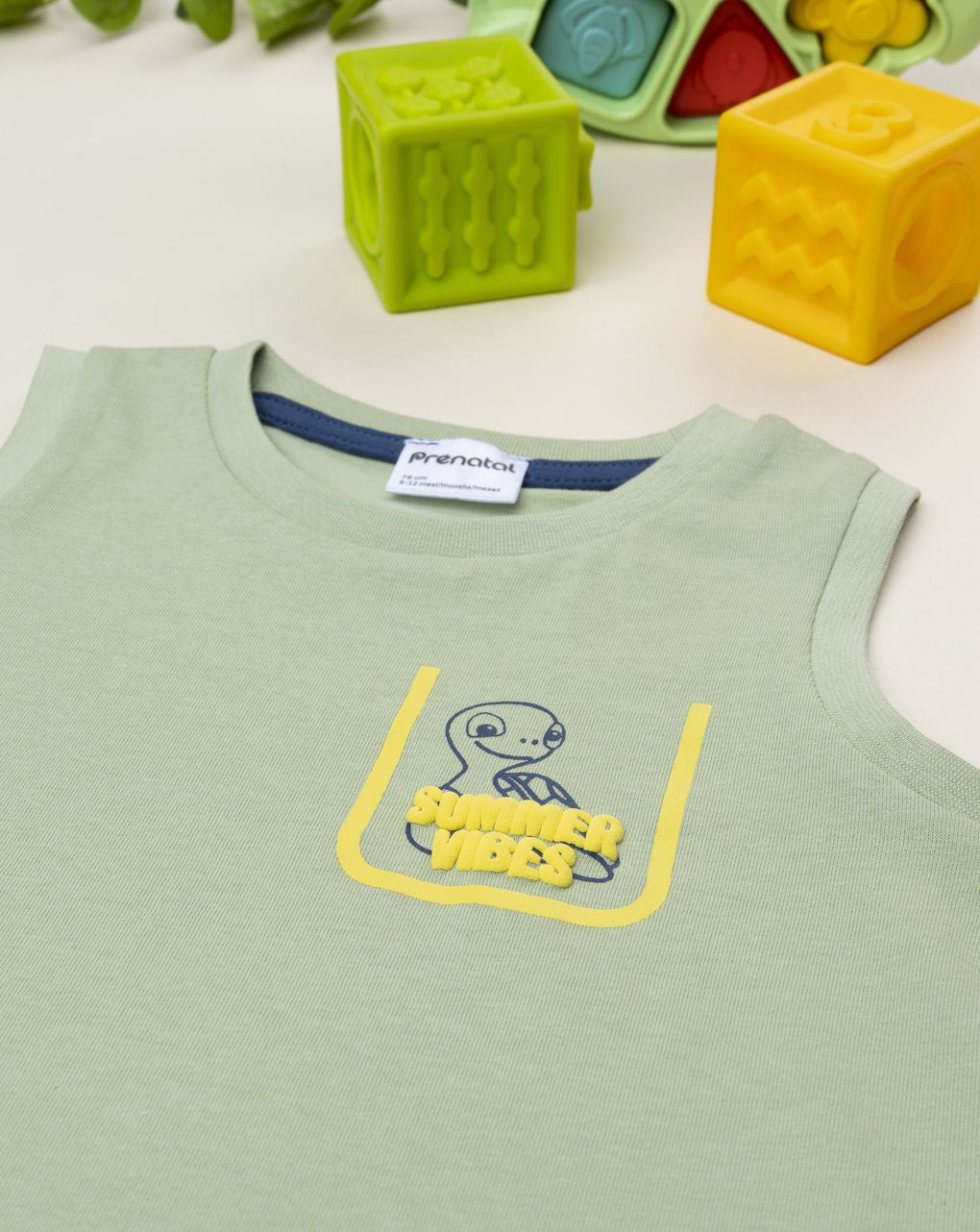 Canotta bimbo verde summer vibes