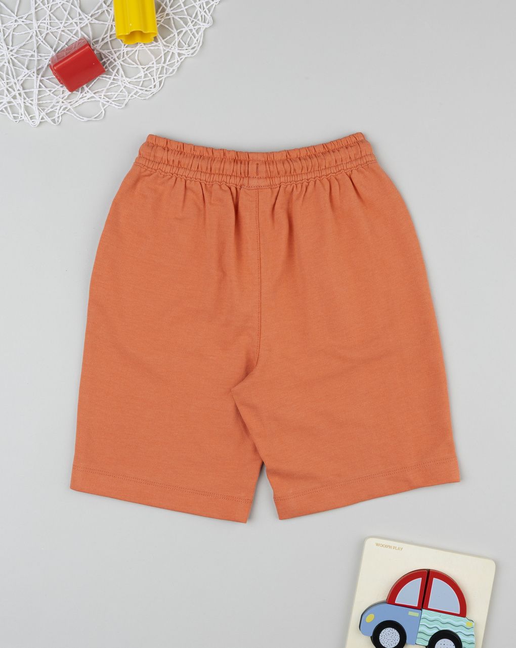 Shorts bimbo arancione