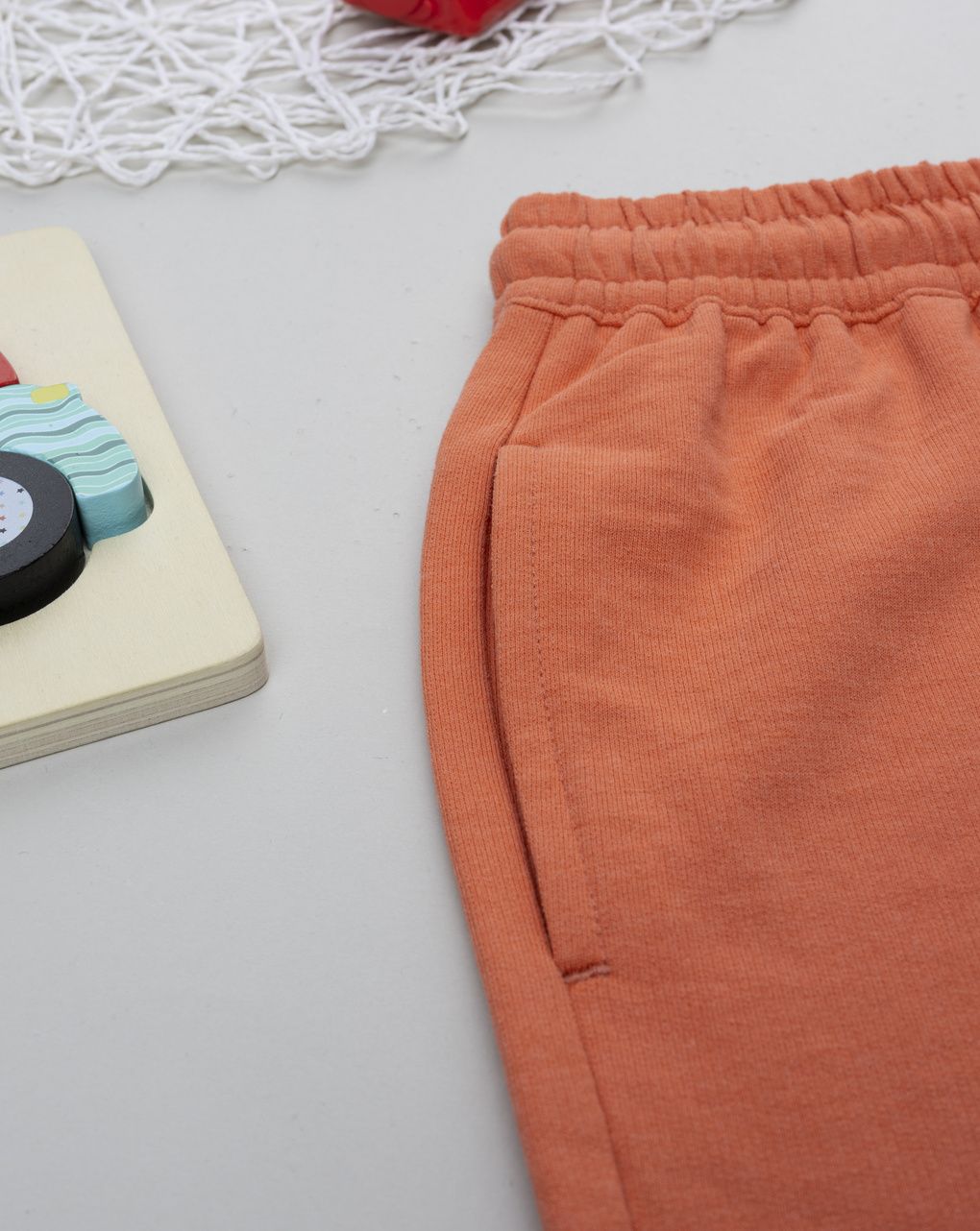 Shorts bimbo arancione