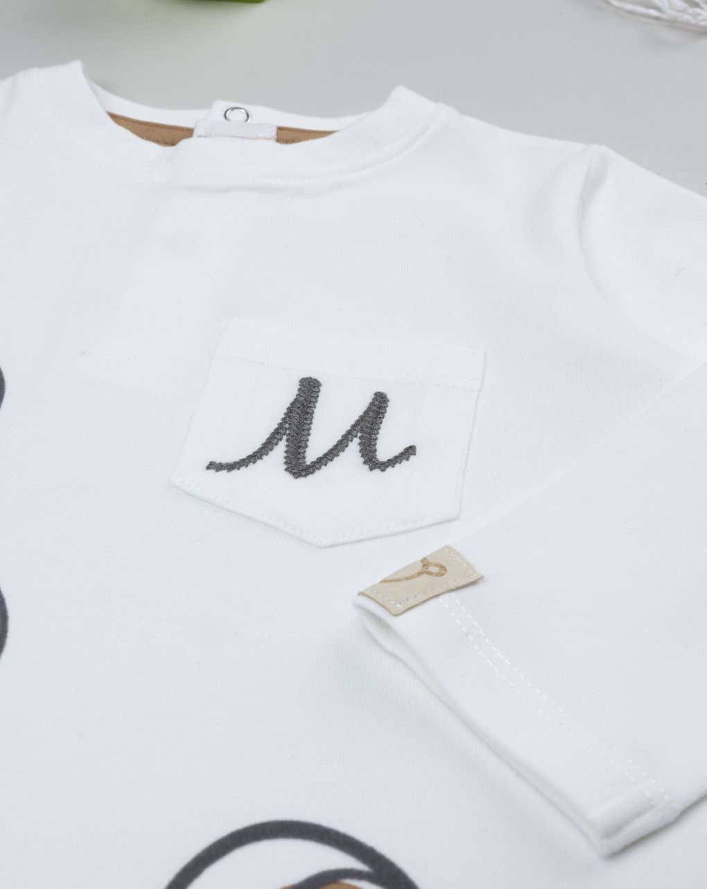 T-shirt bimbo mickey mouse manica lunga