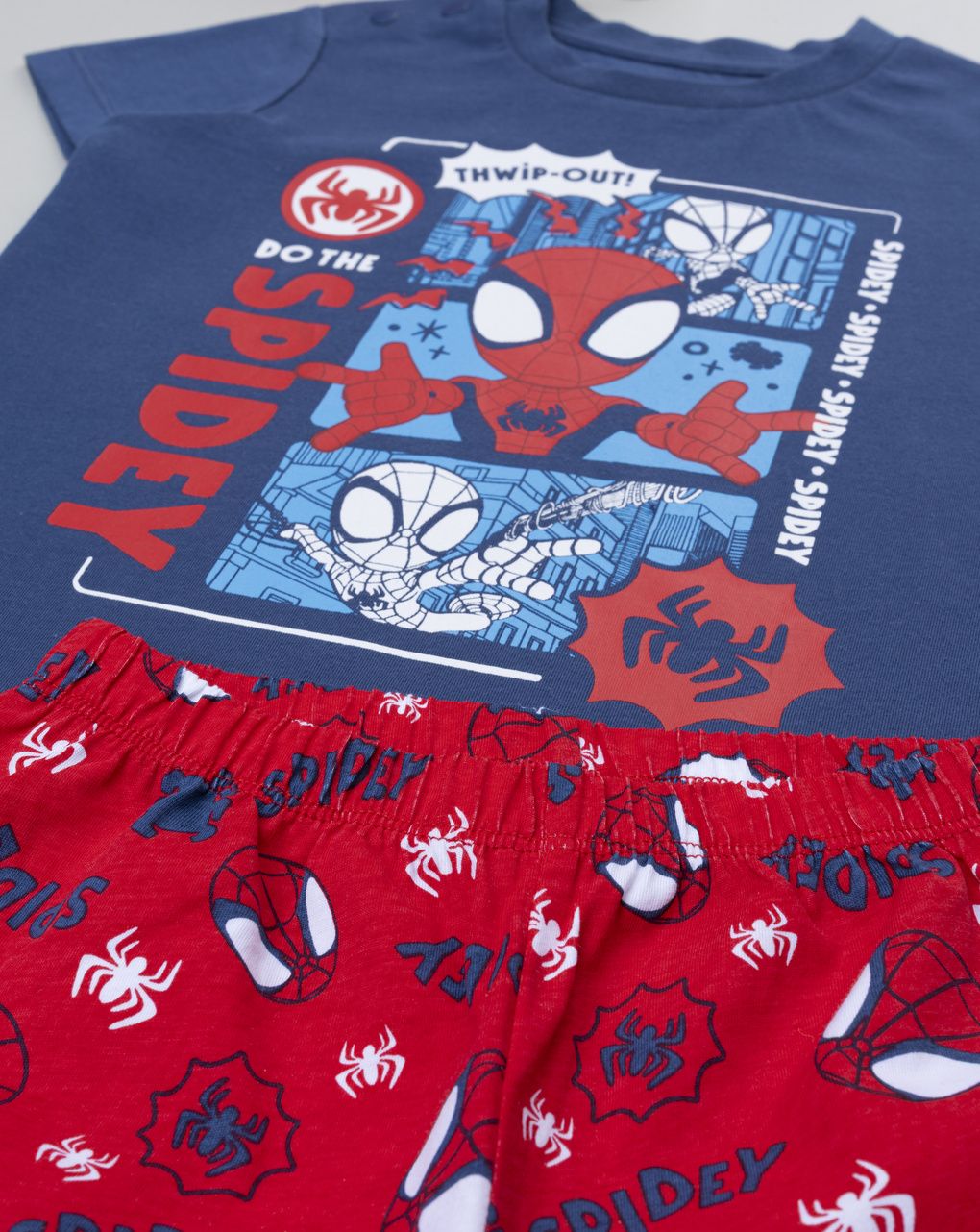 Pigiama corto bambino spiderman