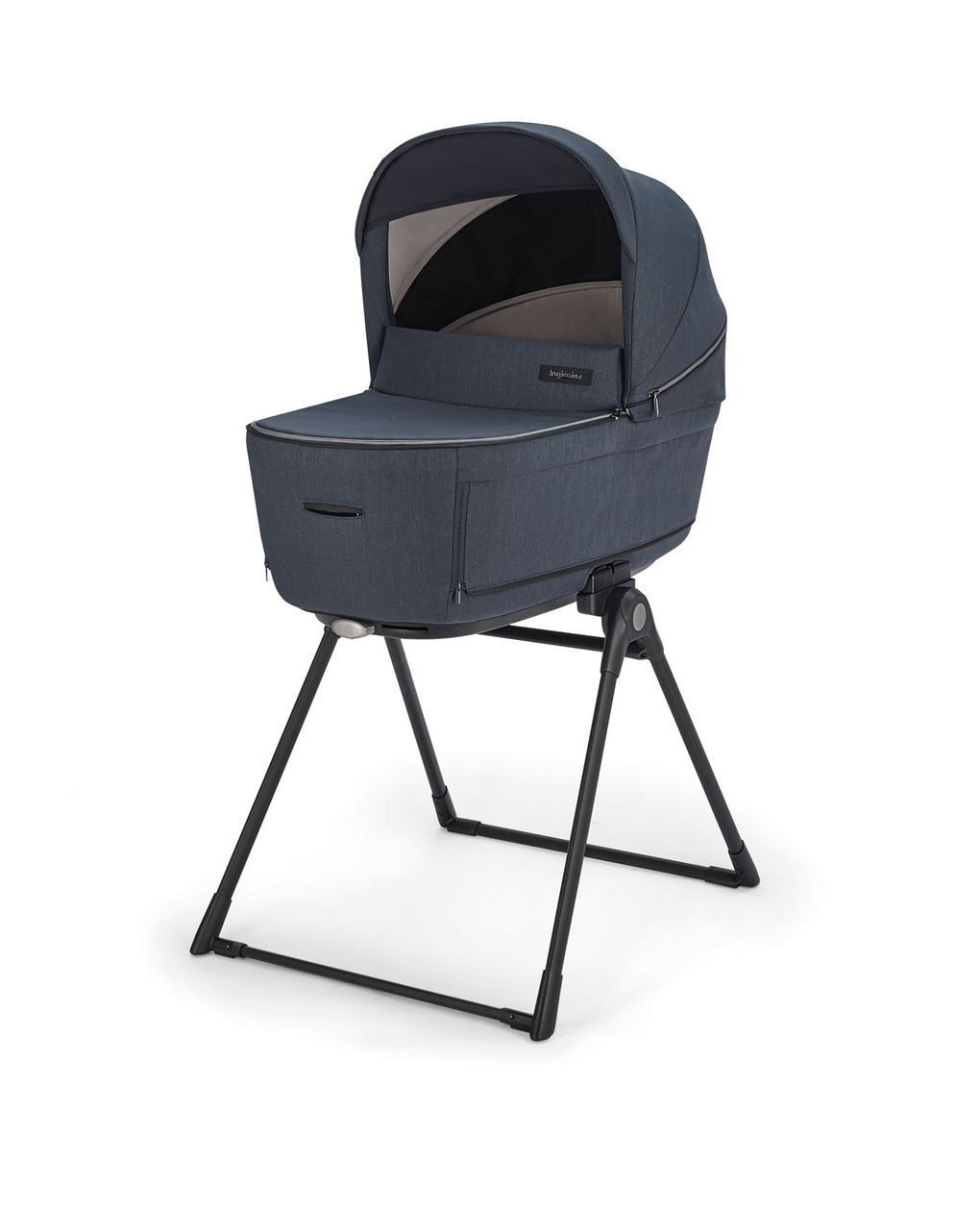 Sistema modulare aptica system quattro - resort blue con telaio litio e seggiolino auto darwin infant recline - inglesina