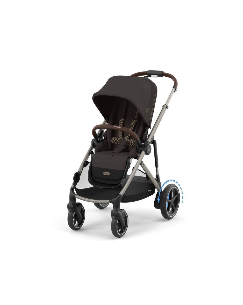Passeggino egazelle s tpe - chocolate - cybex