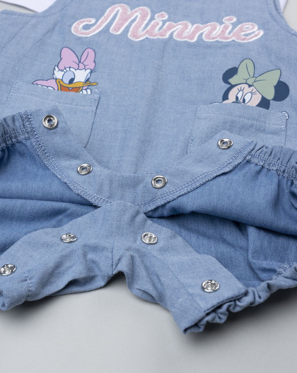 Completo salopette bimba disney minnie